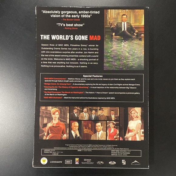 Mad Men - The Complete Third Season - Picture 2 of 10